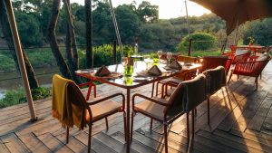 Emboo Camp Deck Dining