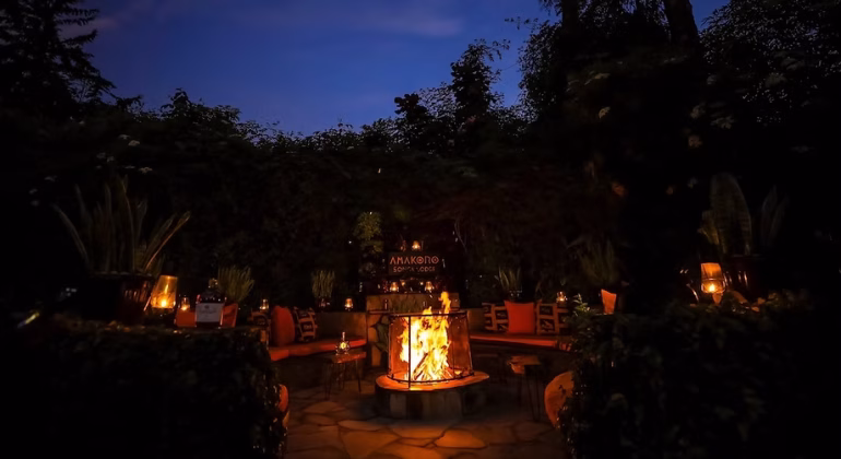Amakoro Songa Lodge Fire Place