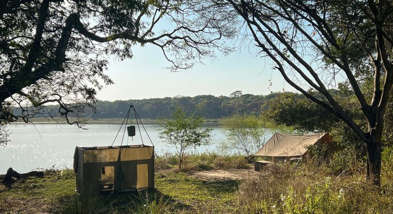 Charlie Ugalla Tent Bathroom