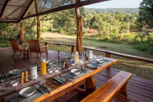 Basecamp Mara Houses Acacia House Dining