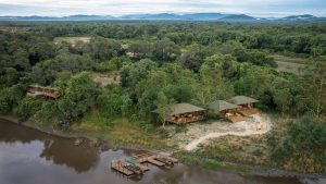 Musesenji River Camp Aerial View