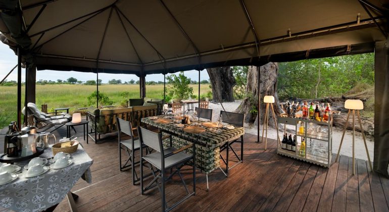 Nxabega Under Canvas Dining