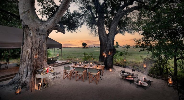 Nxabega Under Canvas Evening Dining