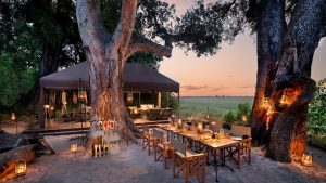 Nxabega Under Canvas Outdoor Dining