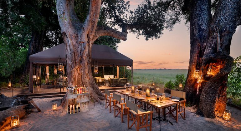 Nxabega Under Canvas Outdoor Dining