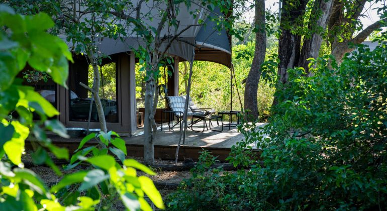 Sandibe Under Canvas Tent Deck