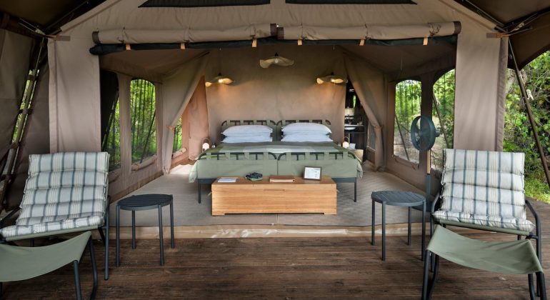 Sandibe Under Canvas Tent Interior