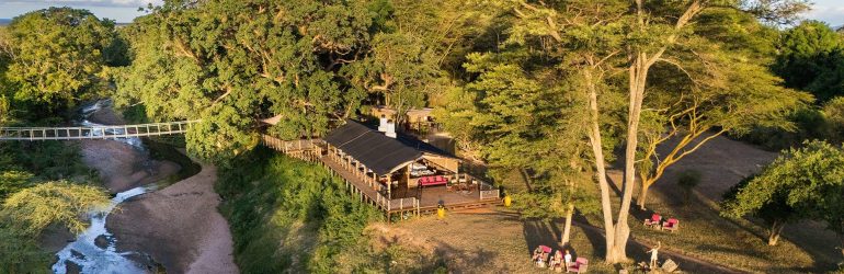 Saruni Basecamp Basecamp Masai Mara Aerial View