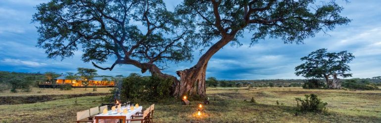 Saruni Leopard Hill Bush Dining