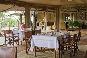 Saruni Leopard Hill Dining Area